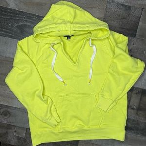 J Crew V Neck Pullover Hoodie size Medium